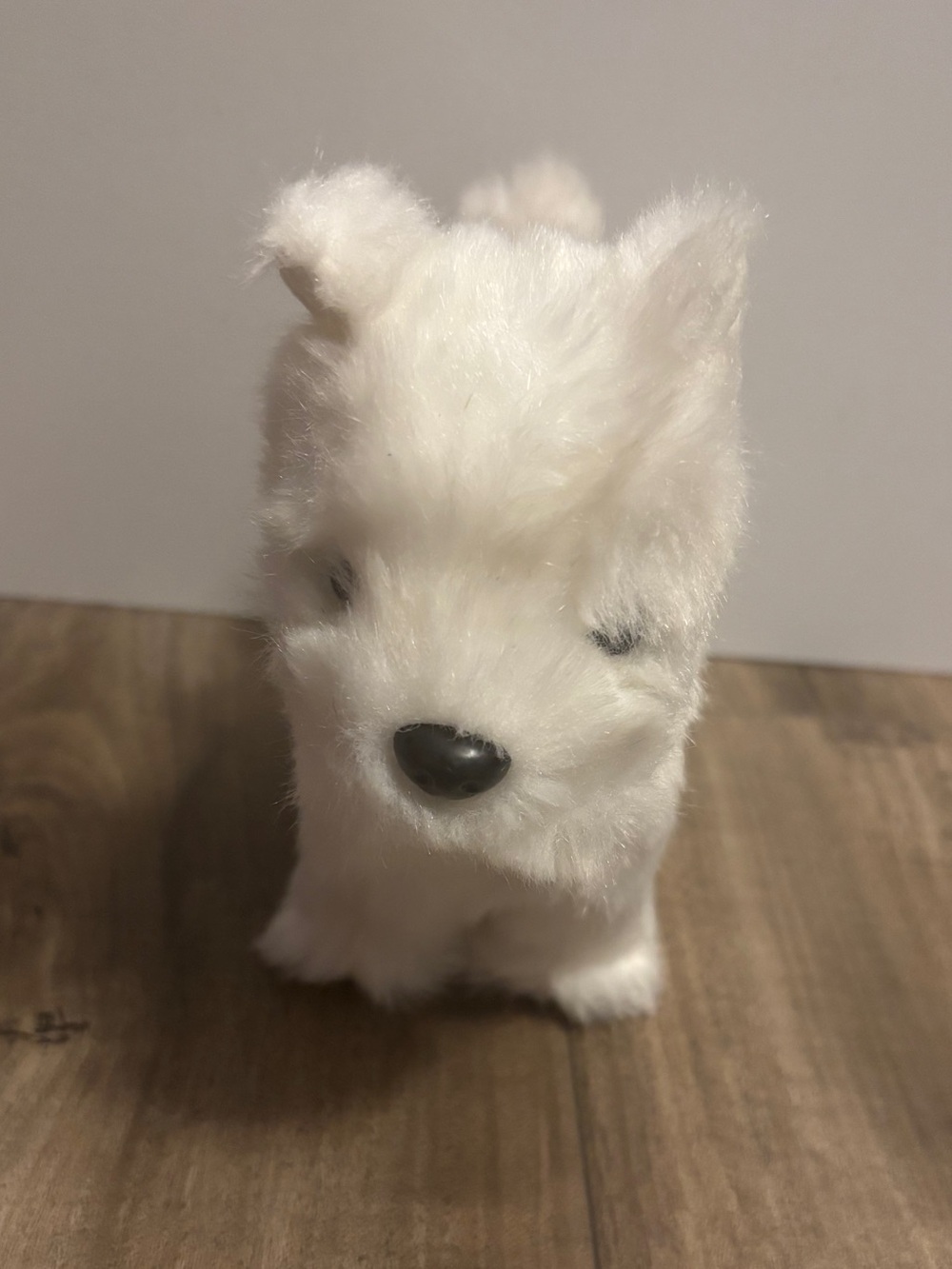 American Girl Doll Pet Coconut White Dog 7" Retired 2014 BKB77 Poseable
